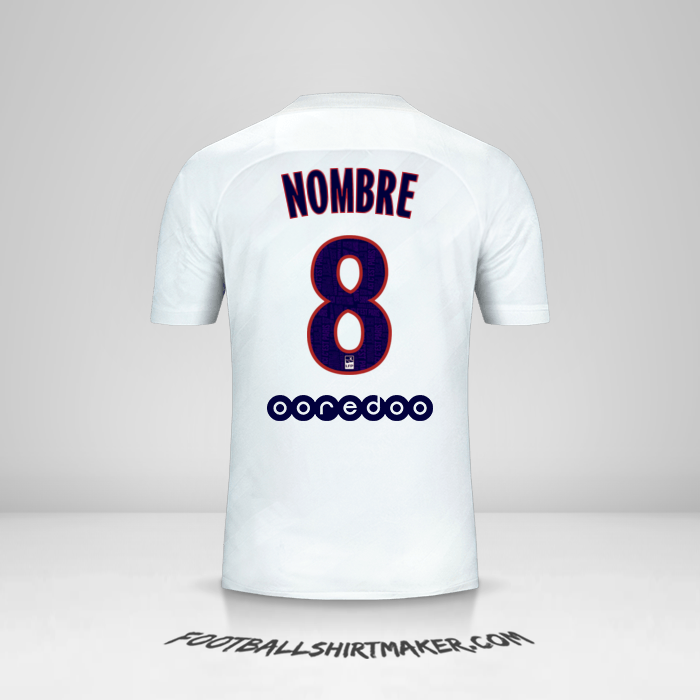Jersey Paris Saint Germain 2019/20 Tercera -  nombre - 8