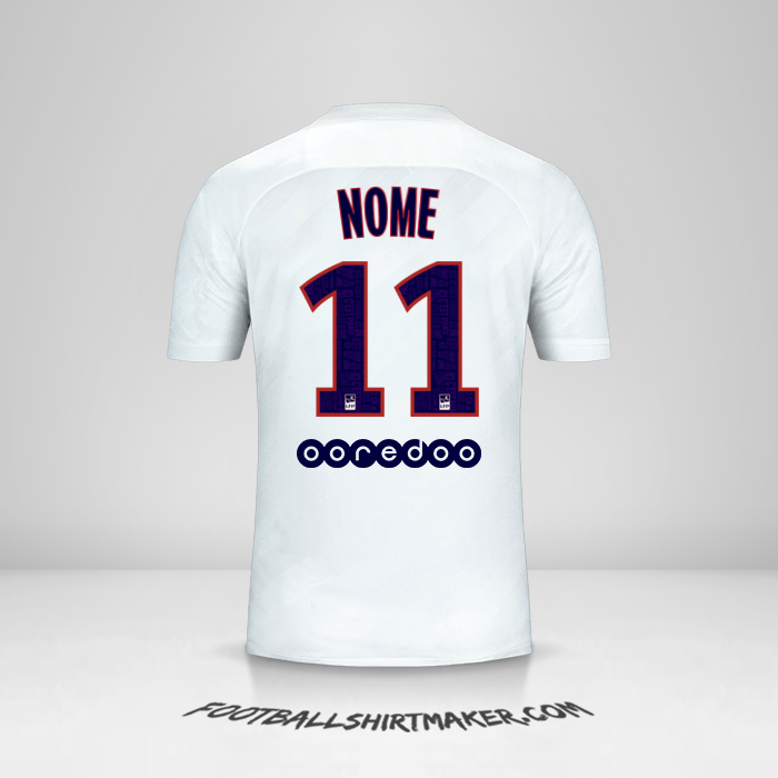 Maglia Paris Saint Germain 2019/20 Terza -  nome - 11