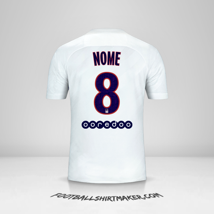 Camisa Paris Saint Germain 2019/20 Terceira -  nome - 8