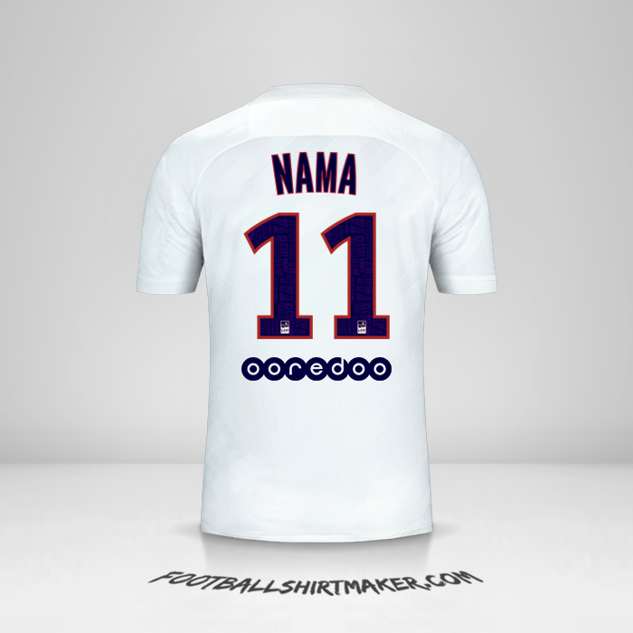Jersey Paris Saint Germain 2019/20 Ketiga -  nama - 11