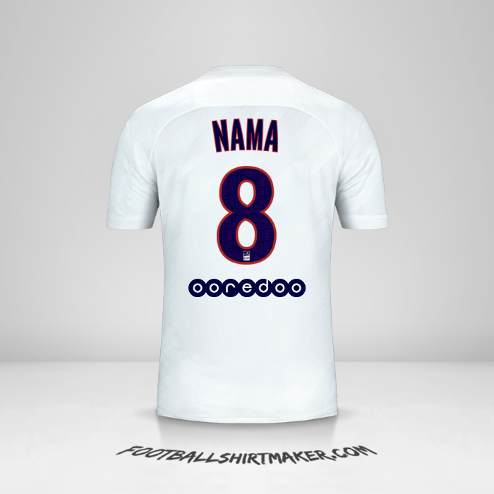 Jersey Paris Saint Germain 2019/20 Ketiga -  nama - 8