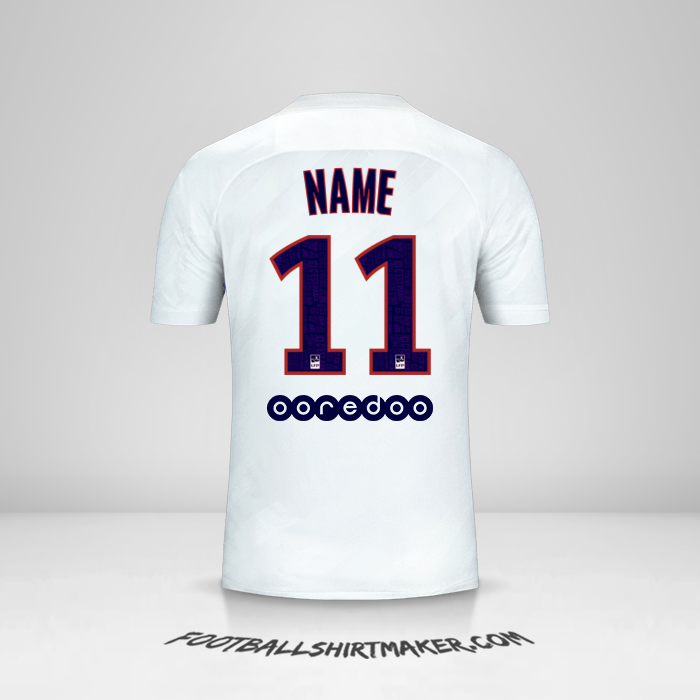 Shirt Paris Saint Germain 2019/20 Third -  name - 11