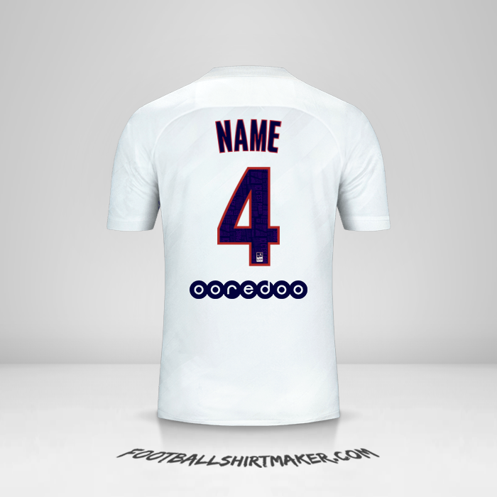 Jersey Paris Saint Germain 2019/20 Third -  name - 4