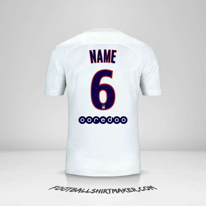 Shirt Paris Saint Germain 2019/20 Third -  name - 6
