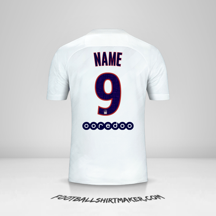 Jersey Paris Saint Germain 2019/20 Third -  name - 9