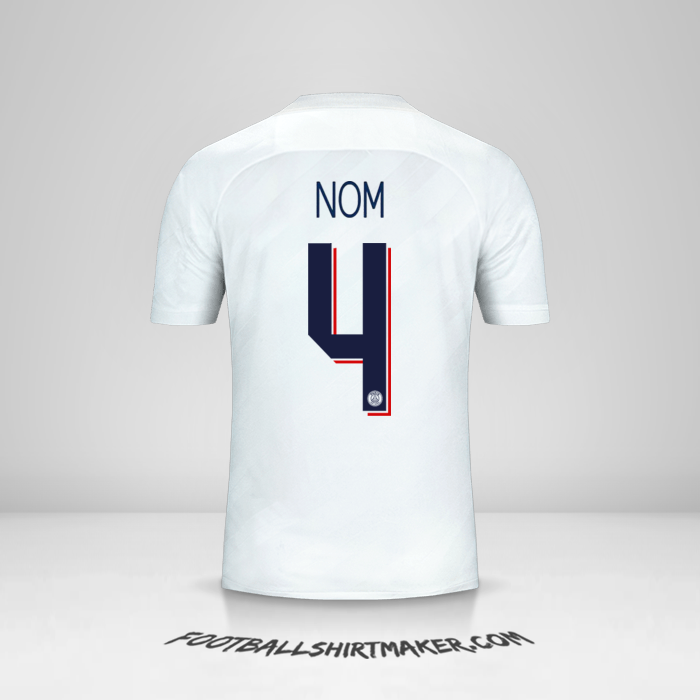 Maillot Paris Saint Germain Cup 2019/20 Troisième -  nom - 4
