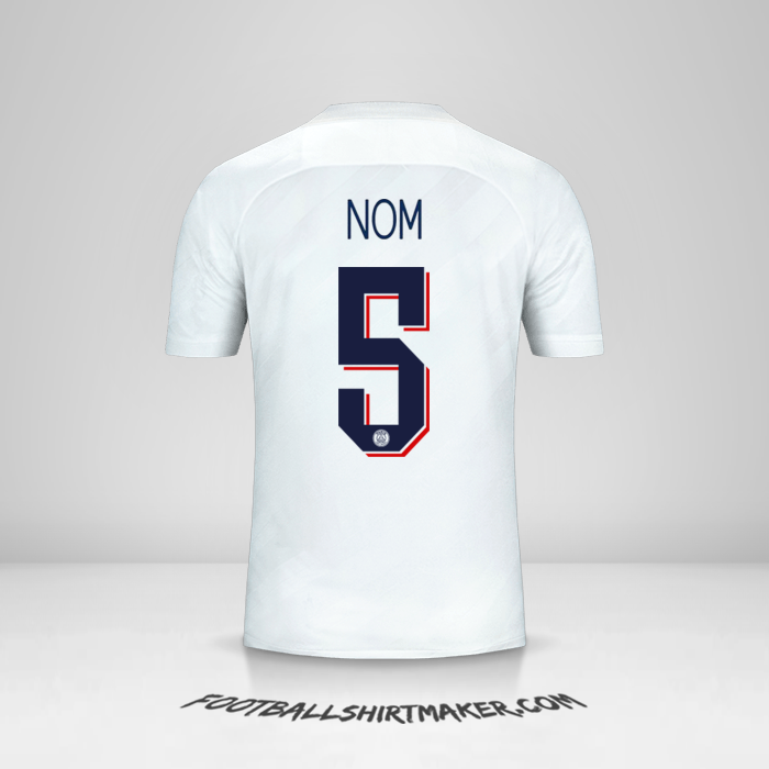 Maillot Paris Saint Germain Cup 2019/20 Troisième -  nom - 5