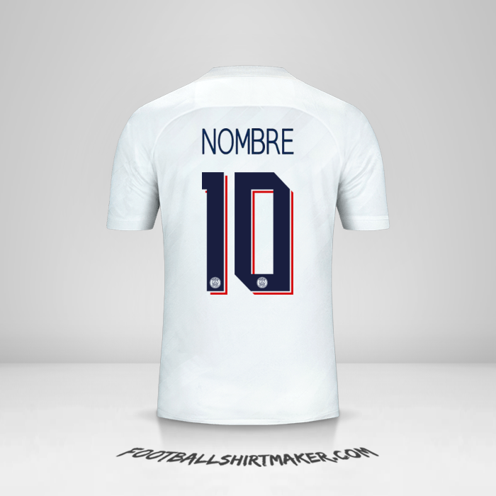 Jersey Paris Saint Germain Cup 2019/20 Tercera -  nombre - 10