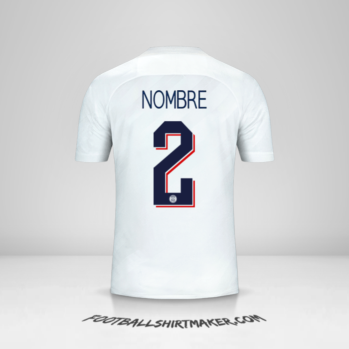 Jersey Paris Saint Germain Cup 2019/20 Tercera -  nombre - 2