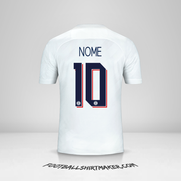 Maglia Paris Saint Germain Cup 2019/20 Terza -  nome - 10