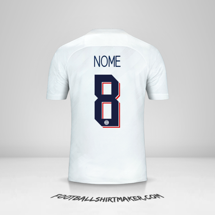 Camisa Paris Saint Germain Cup 2019/20 Terceira -  nome - 8