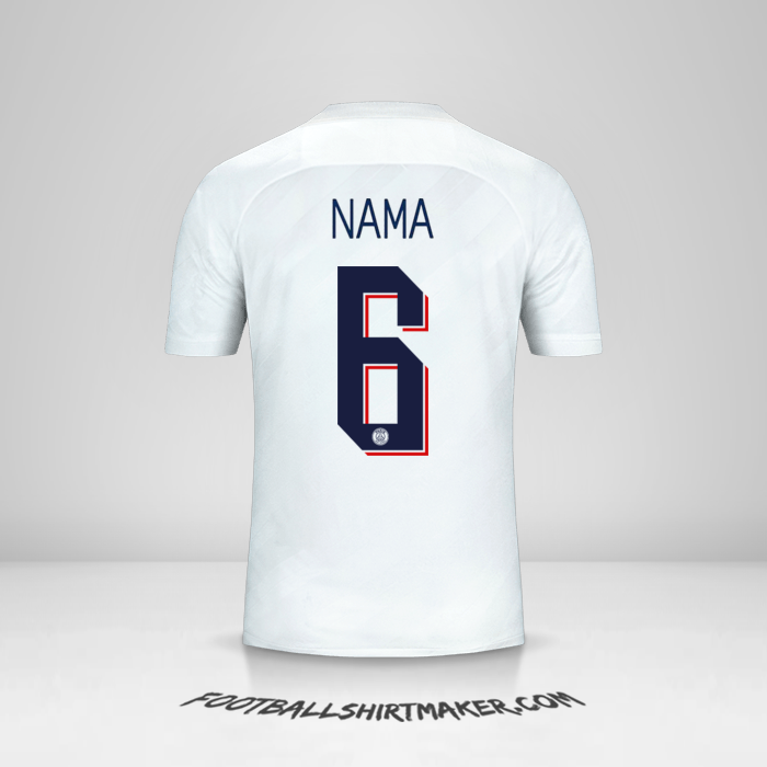Jersey Paris Saint Germain Cup 2019/20 Ketiga -  nama - 6