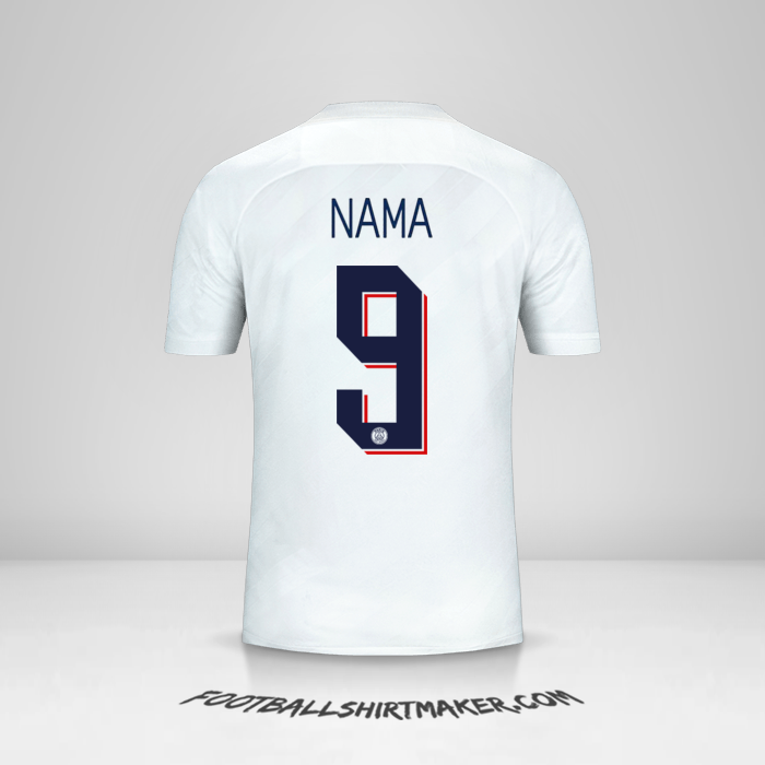 Jersey Paris Saint Germain Cup 2019/20 Ketiga -  nama - 9