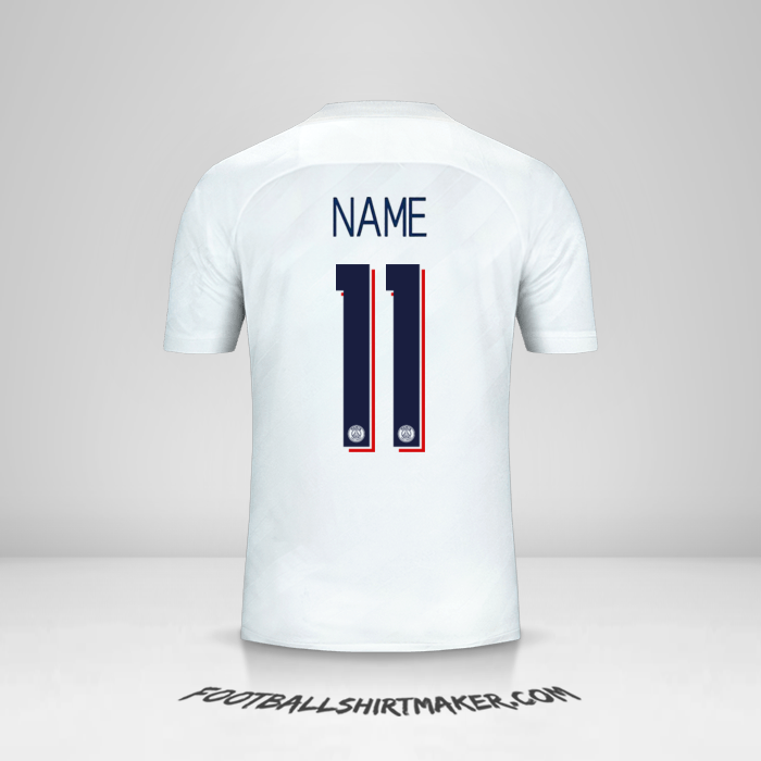 Trikot Paris Saint Germain Cup 2019/20 Dritte -  name - 11