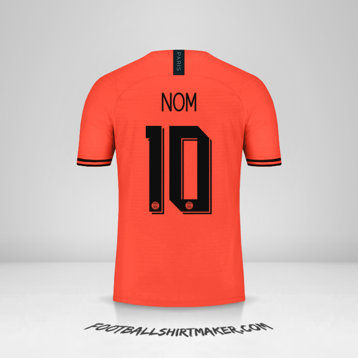 Maillot Paris Saint Germain Cup 2019/20 Extérieur -  nom - 10