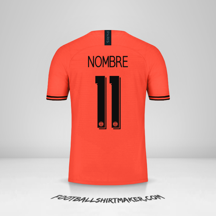 Camiseta Paris Saint Germain Cup 2019/20 Visita -  nombre - 11