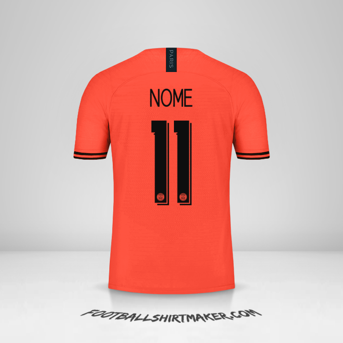 Camisa Paris Saint Germain Cup 2019/20 Alternativa -  nome - 11