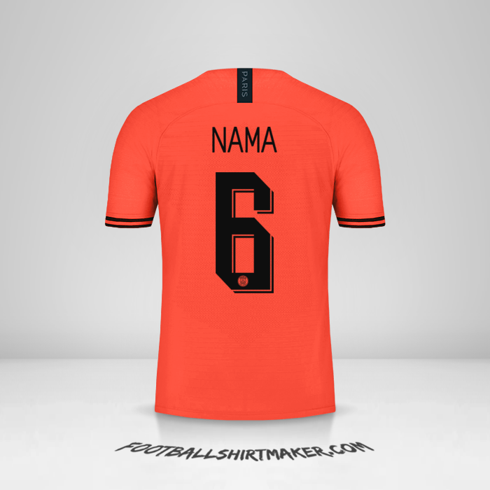 Jersey Paris Saint Germain Cup 2019/20 Alternatif -  nama - 6