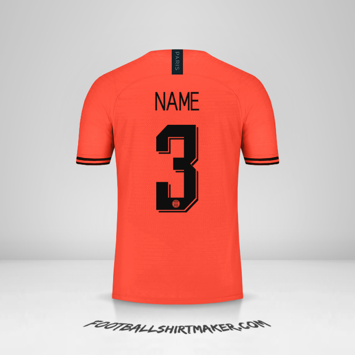 Shirt Paris Saint Germain Cup 2019/20 Away -  name - 3