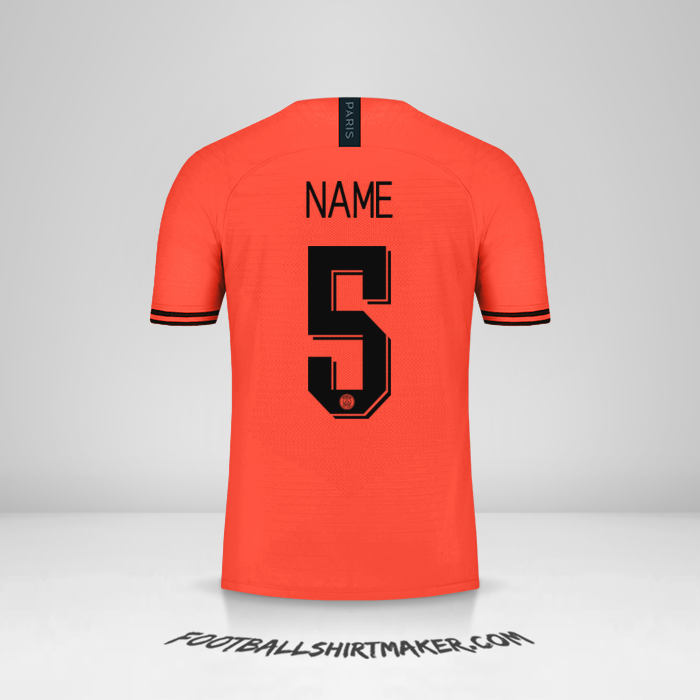 Trikot Paris Saint Germain Cup 2019/20 Auswärts -  name - 5