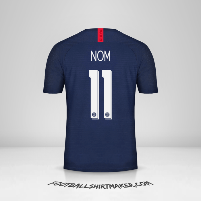 Maillot Paris Saint Germain Cup 2019/20 -  nom - 11