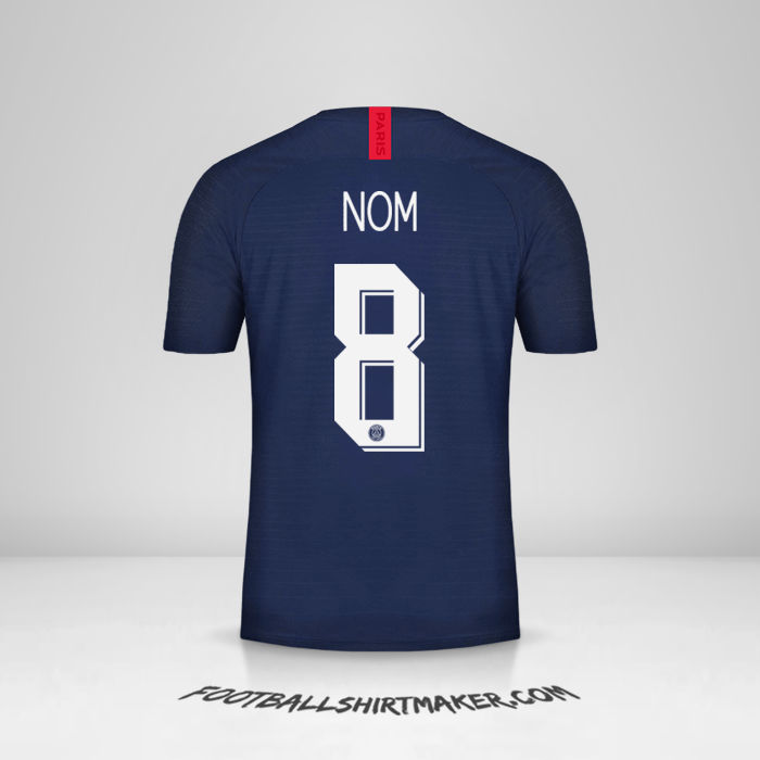 Maillot Paris Saint Germain Cup 2019/20 -  nom - 8