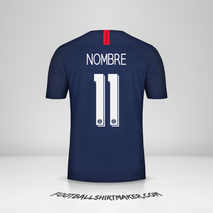 Jersey Paris Saint Germain Cup 2019/20 -  nombre - 11