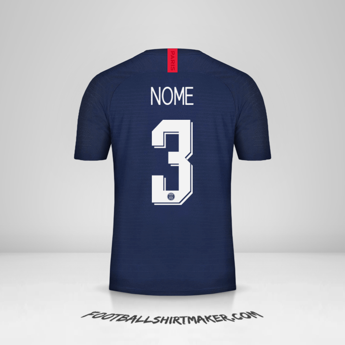 Maglia Paris Saint Germain Cup 2019/20 -  nome - 3
