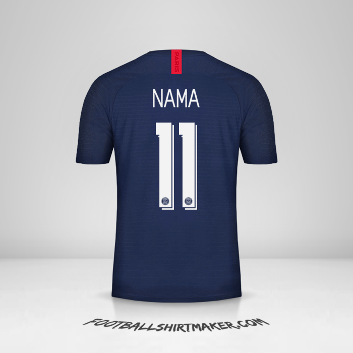 Jersey Paris Saint Germain Cup 2019/20 -  nama - 11