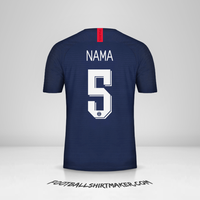 Jersey Paris Saint Germain Cup 2019/20 -  nama - 5