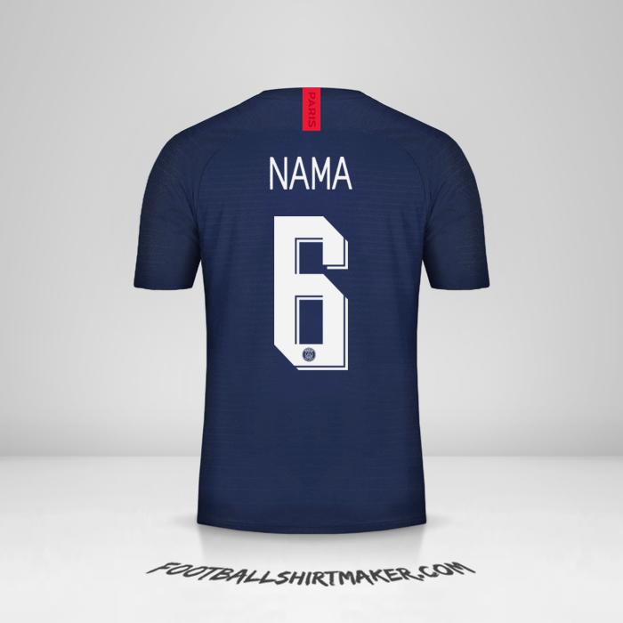 Jersey Paris Saint Germain Cup 2019/20 -  nama - 6