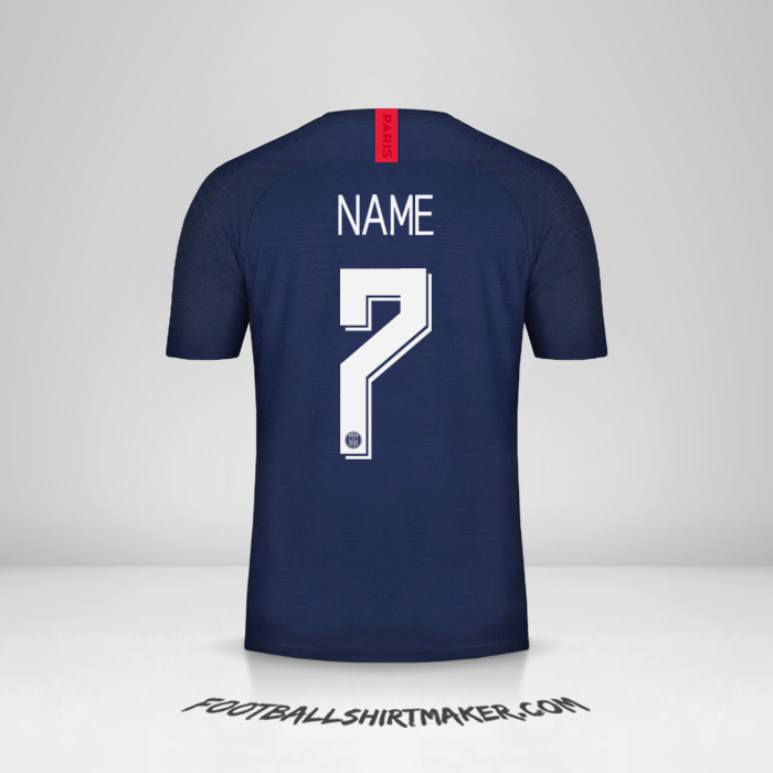 Shirt Paris Saint Germain Cup 2019/20 -  name - 7