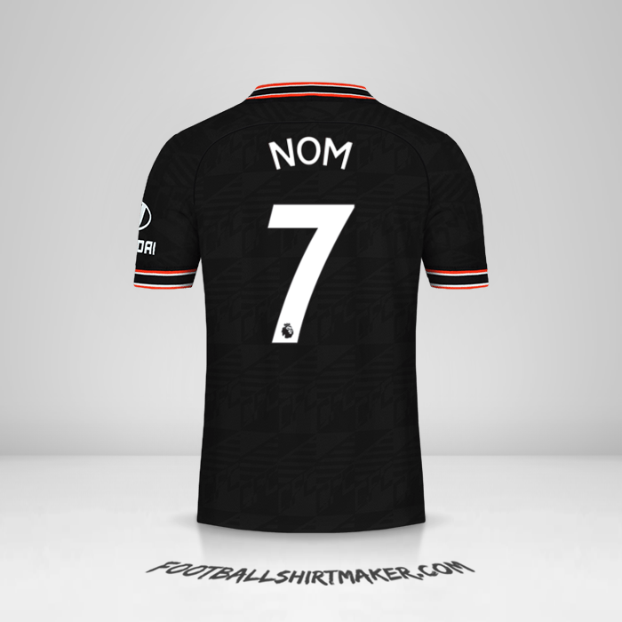 Maillot Chelsea 2019/20 Troisième -  nom - 7