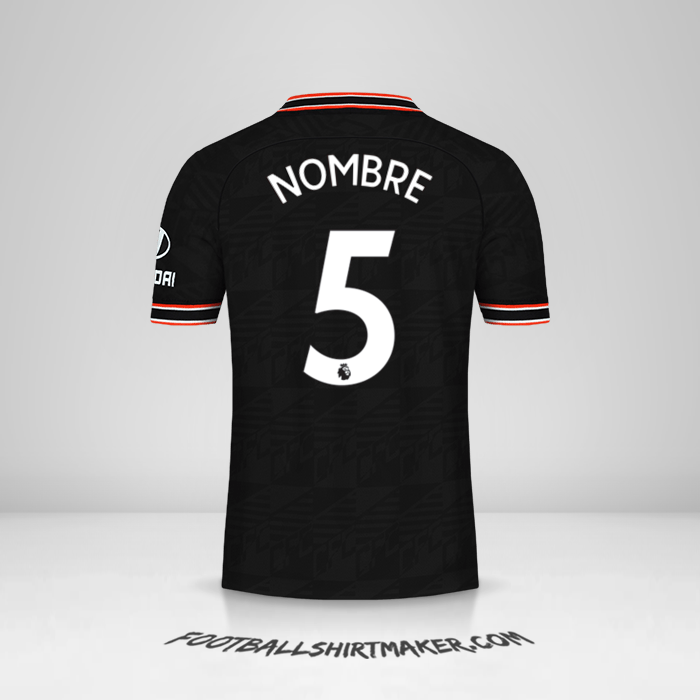 Jersey Chelsea 2019/20 Tercera -  nombre - 5