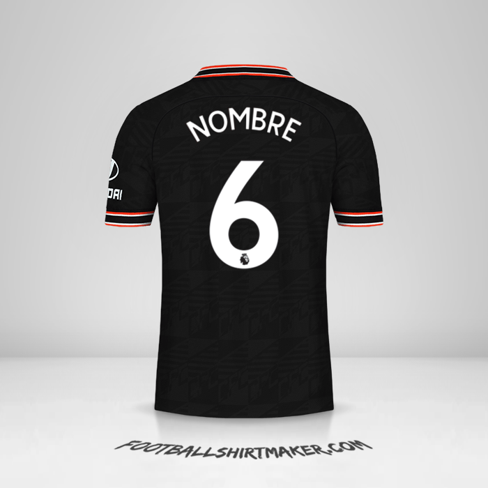 Camiseta Chelsea 2019/20 Tercera -  nombre - 6
