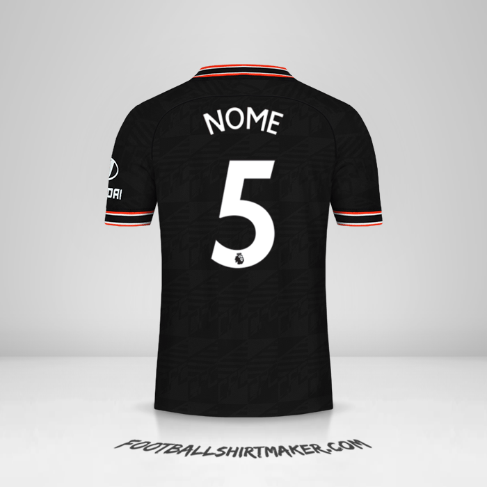 Camisola Chelsea 2019/20 Terceira -  nome - 5