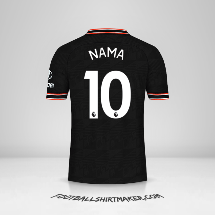 Jersey Chelsea 2019/20 Ketiga -  nama - 10