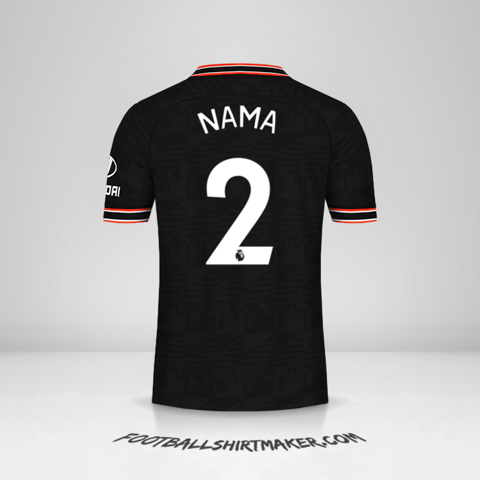 Jersey Chelsea 2019/20 Ketiga -  nama - 2