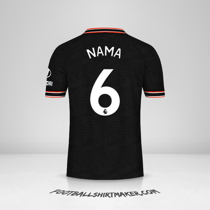 Jersey Chelsea 2019/20 Ketiga -  nama - 6