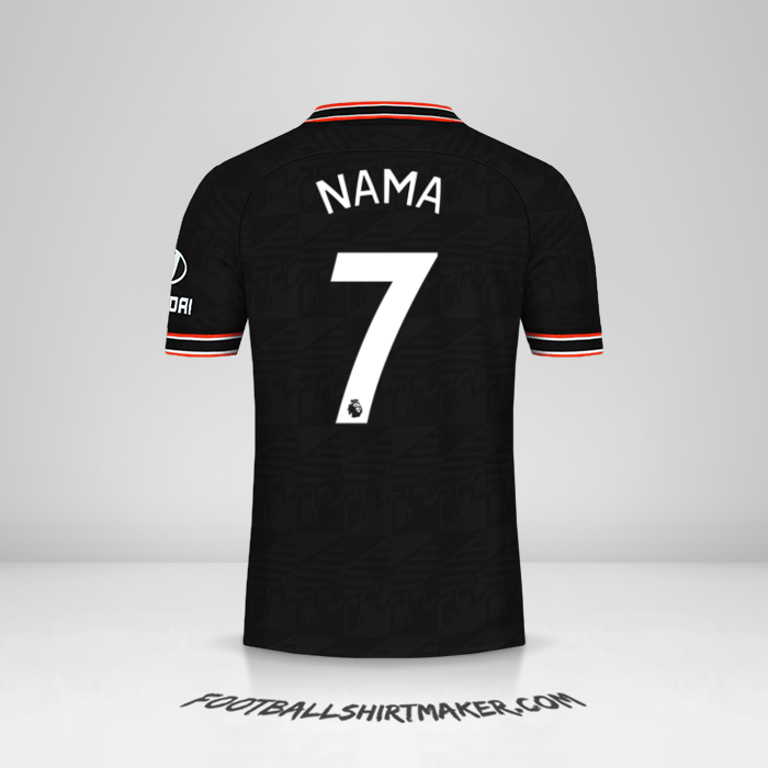 Jersey Chelsea 2019/20 Ketiga -  nama - 7