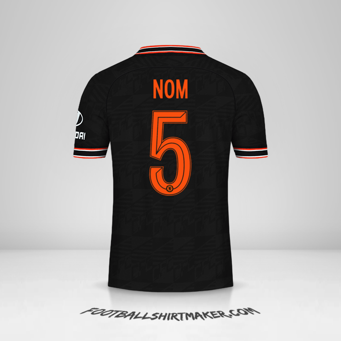 Maillot Chelsea Cup 2019/20 Troisième -  nom - 5
