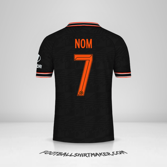 Maillot Chelsea Cup 2019/20 Troisième -  nom - 7