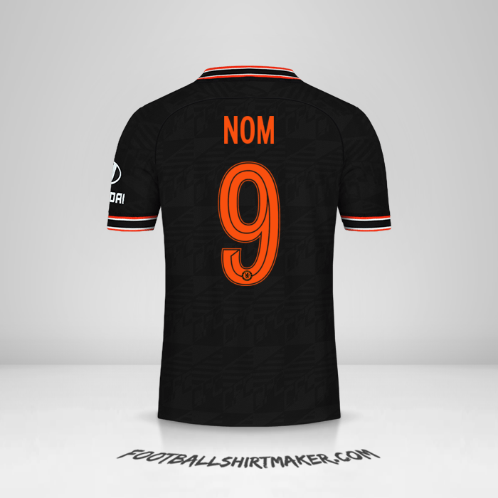 Maillot Chelsea Cup 2019/20 Troisième -  nom - 9
