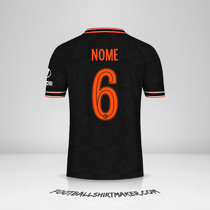 Camisa Chelsea Cup 2019/20 Terceira -  nome - 6
