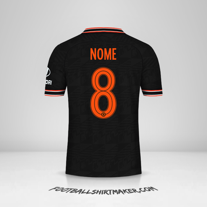 Camisa Chelsea Cup 2019/20 Terceira -  nome - 8