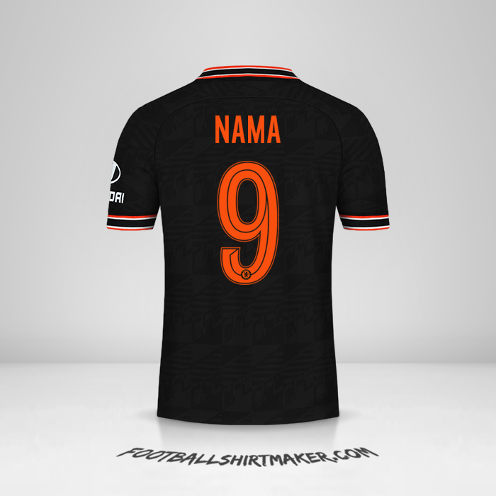 Jersey Chelsea Cup 2019/20 Ketiga -  nama - 9