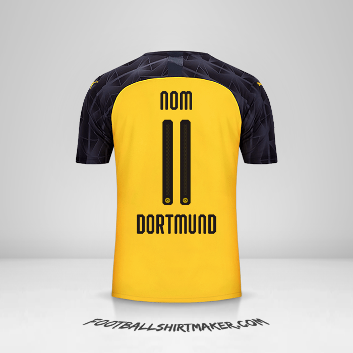 Maillot Borussia Dortmund Cup 2019/20 -  nom - 11
