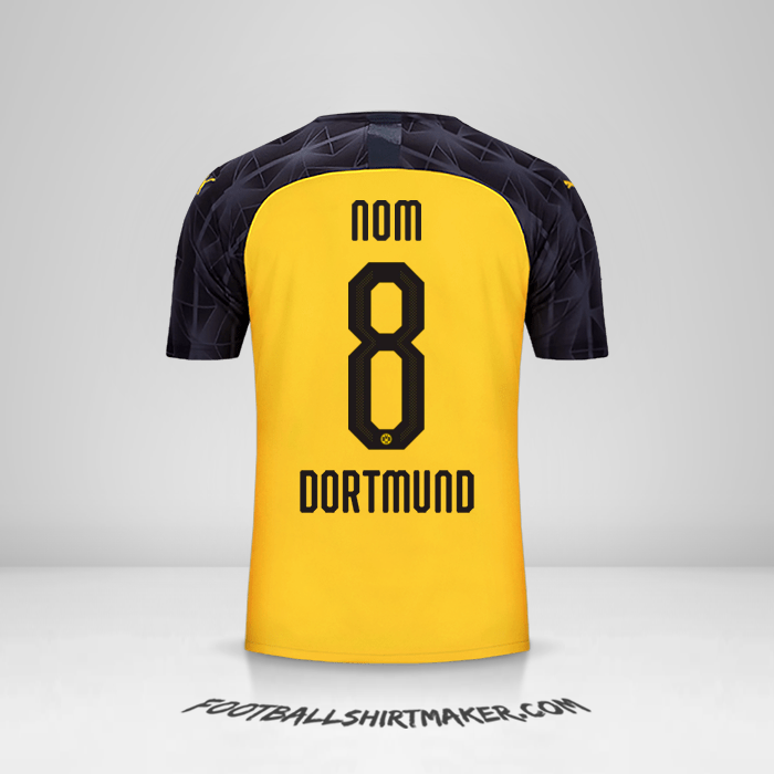 Maillot Borussia Dortmund Cup 2019/20 -  nom - 8