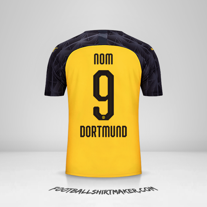 Maillot Borussia Dortmund Cup 2019/20 -  nom - 9