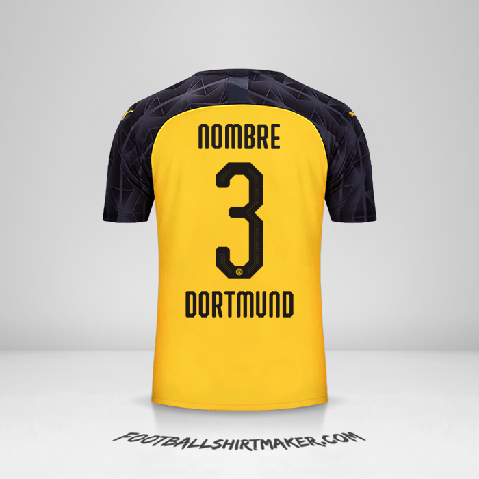 Jersey Borussia Dortmund Cup 2019/20 -  nombre - 3